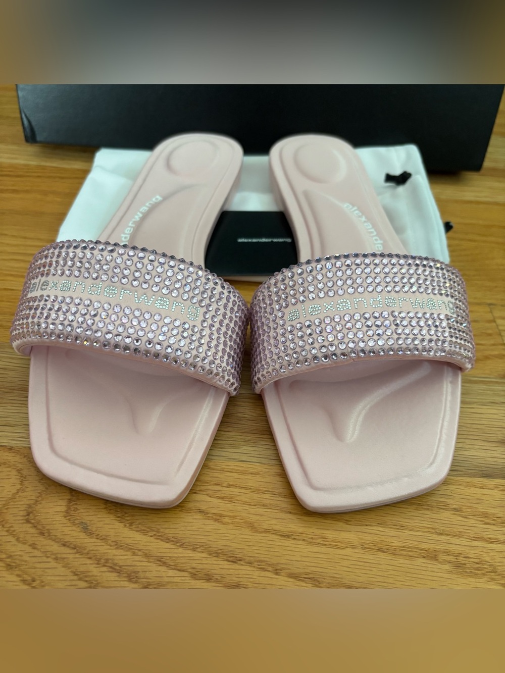 Pink Alexander Wang Crystal Slides - Picture 2 of 4